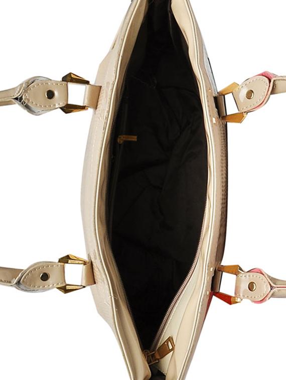 multi colored leatherette handbag - 11519163 - Standard Image - 2