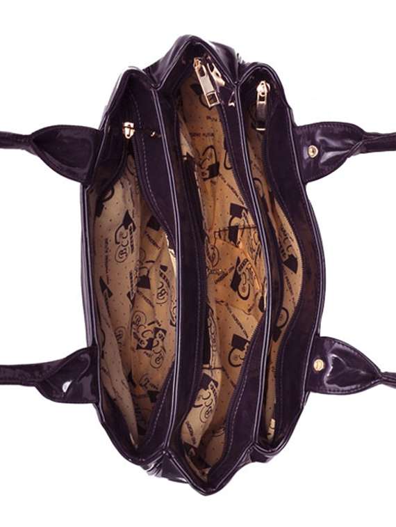 purple leatherette handbag - 11519178 -  Standard Image - 2