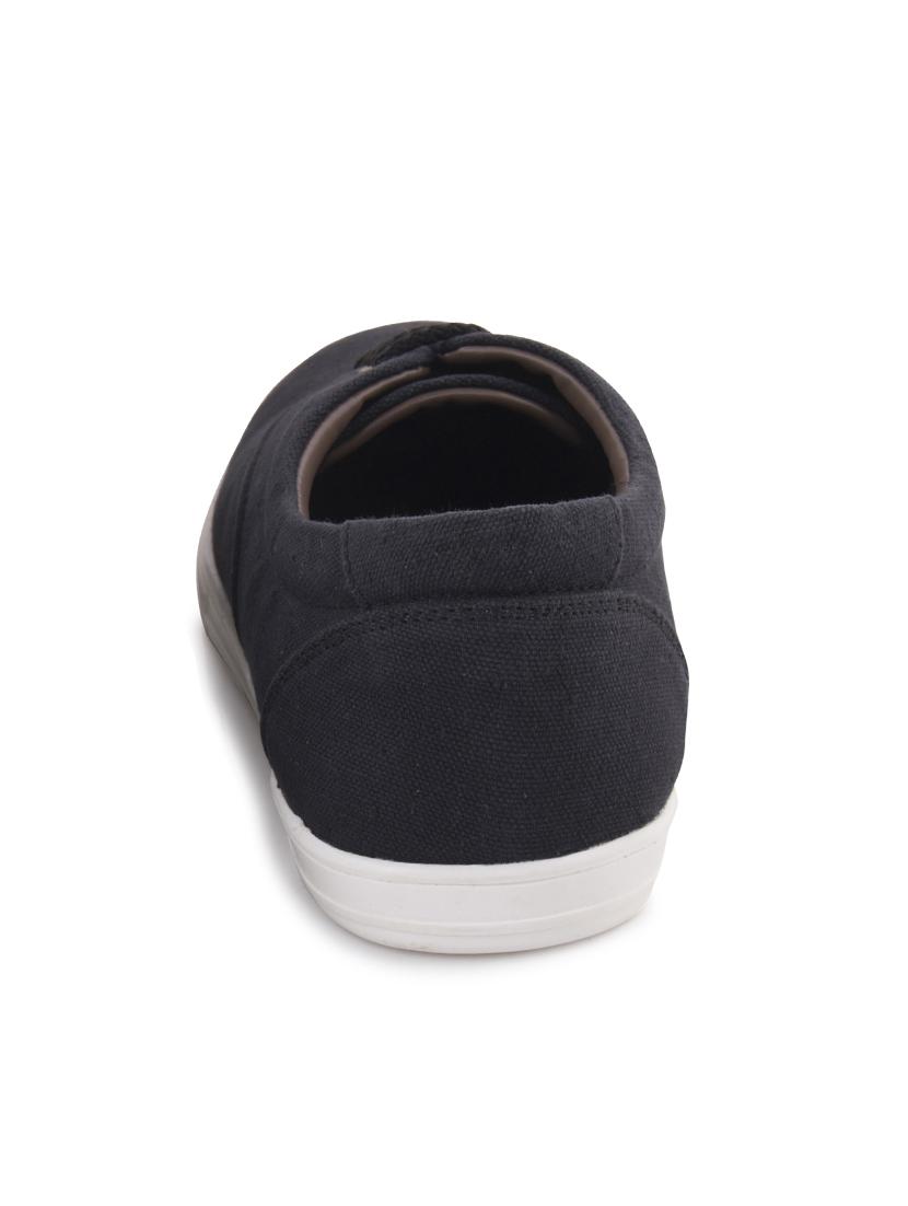 solid black canvas sneaker - 11577051 - Standard Image - 2