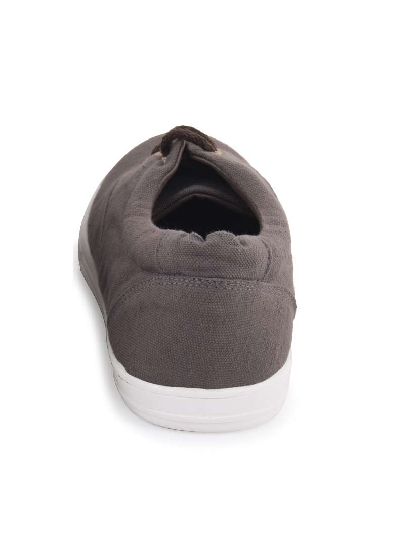 solid grey canvas sneaker - 11577318 -  Standard Image - 2