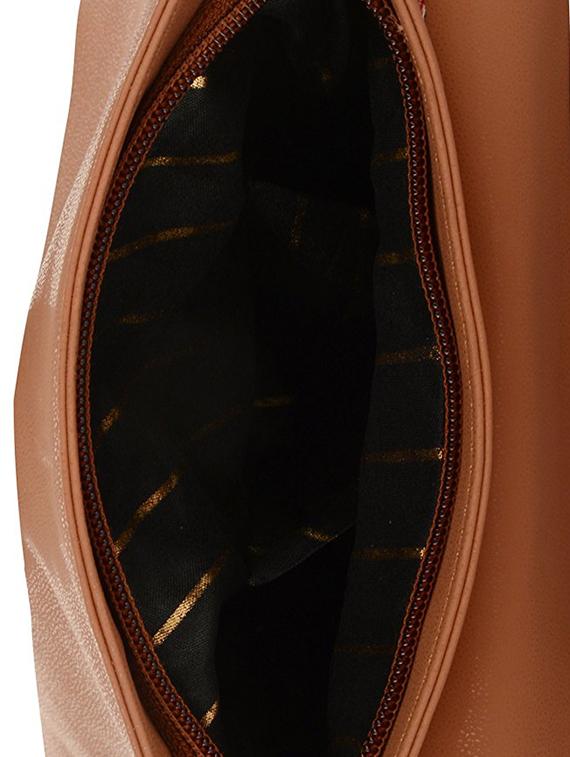 beige leatherette sling bag - 11627966 - Standard Image - 2