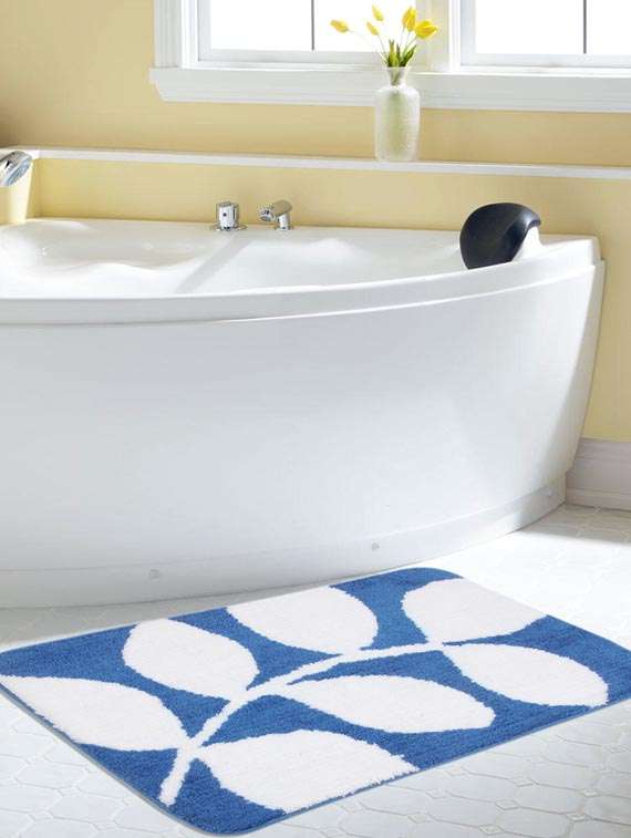 saral home premium quality very soft micro polyester bathmat -50x80 cm