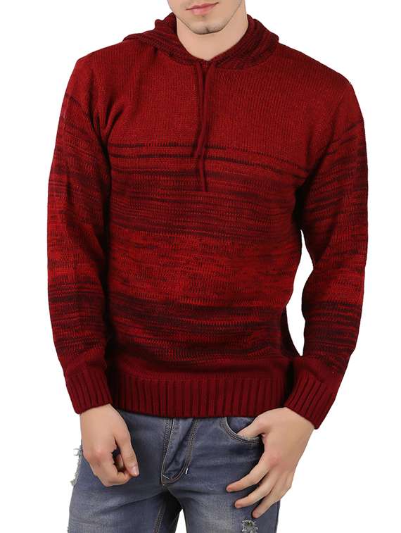 red cotton sweatshirt
