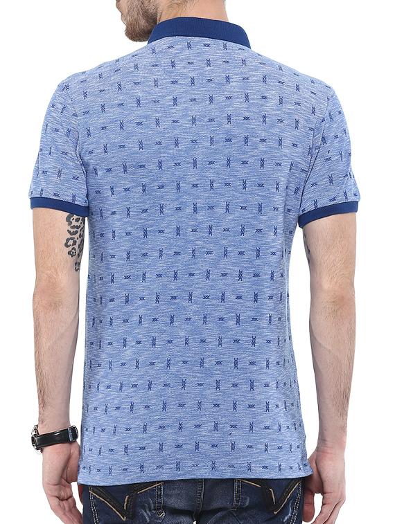 mufti mens royal slim fit mid rise tshirts - 11716095 - Standard Image - 2