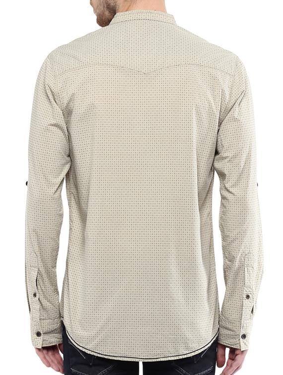 mufti mens fawn slim fit mid rise casual shirts - 11716583 - Standard Image - 2