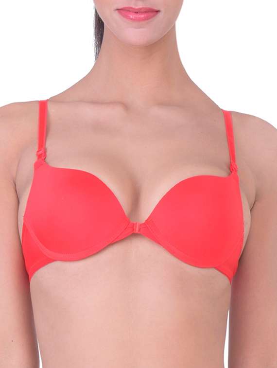 styled back front open  bra