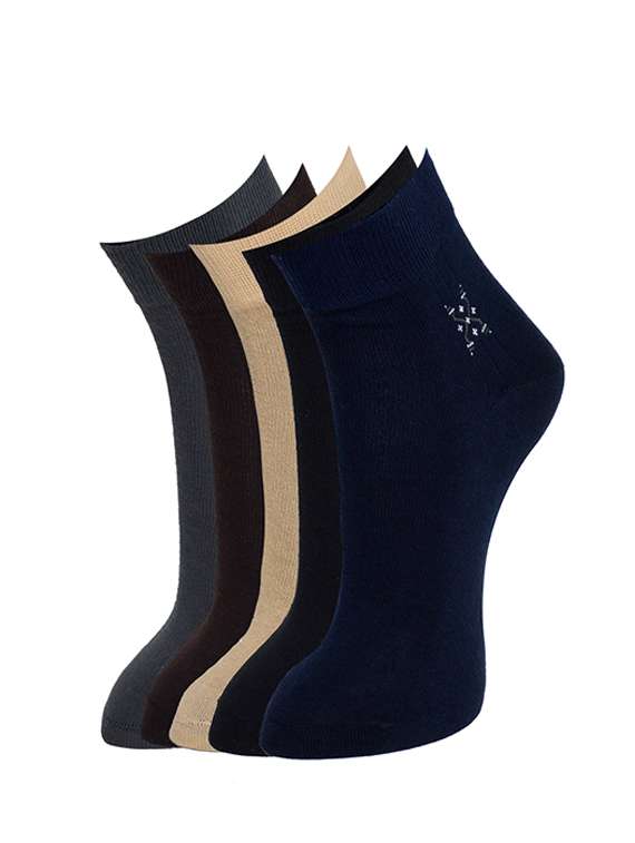 multi colored cotton sock (set of 5)