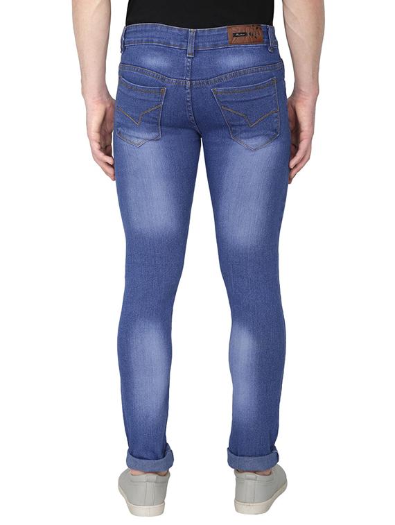 dark blue cotton washed jeans - 11764093 - Standard Image - 2