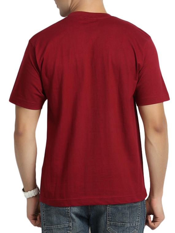 maroon cotton t-shirt - 11789197 - Standard Image - 2