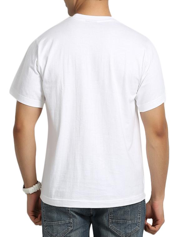 white cotton tshirt - 11789199 - Standard Image - 2