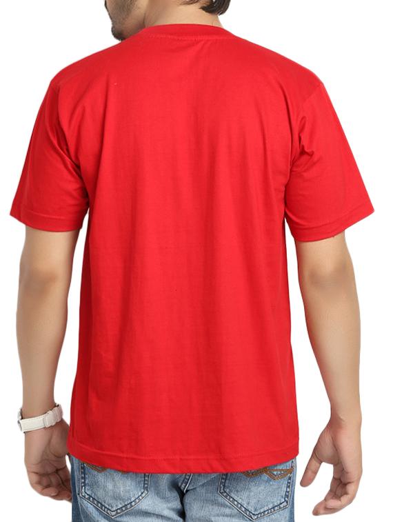 red cotton t-shirt - 11789206 - Standard Image - 2