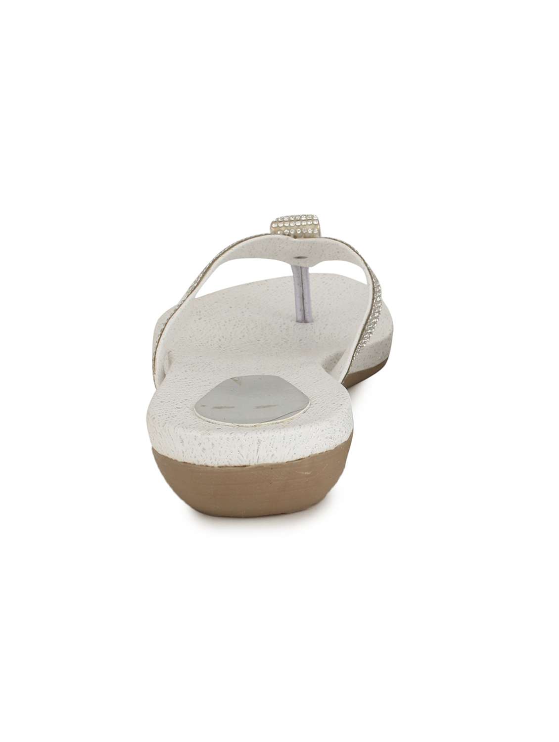 silver faux leather sandal - 11789521 - Standard Image - 2