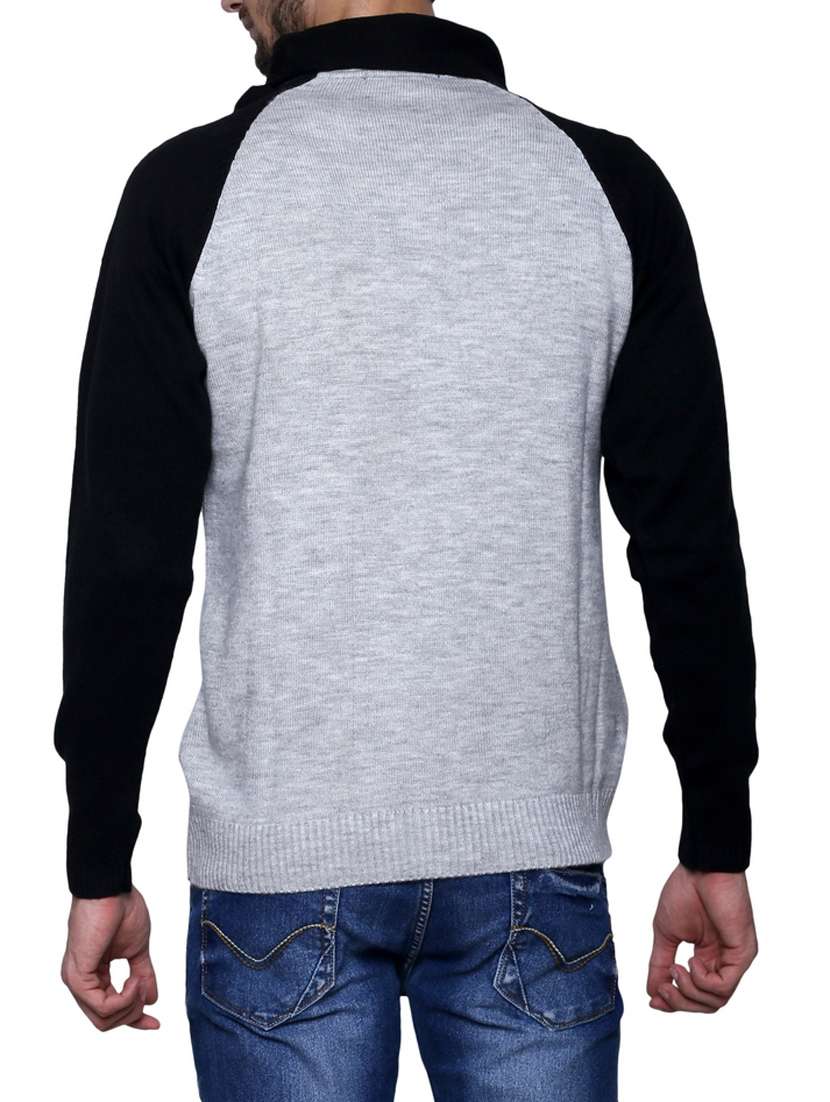 black acrylic pullover - 11792395 - Standard Image - 2