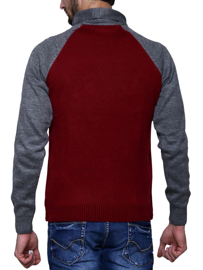 red acrylic pullover - 11792396 - Standard Image - 2