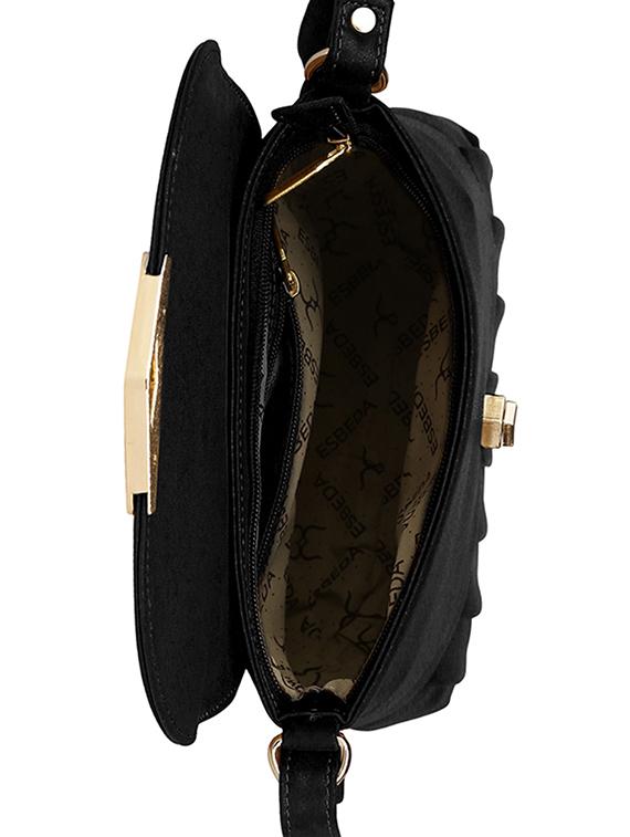 black leatherette sling bag - 11808268 - Standard Image - 2