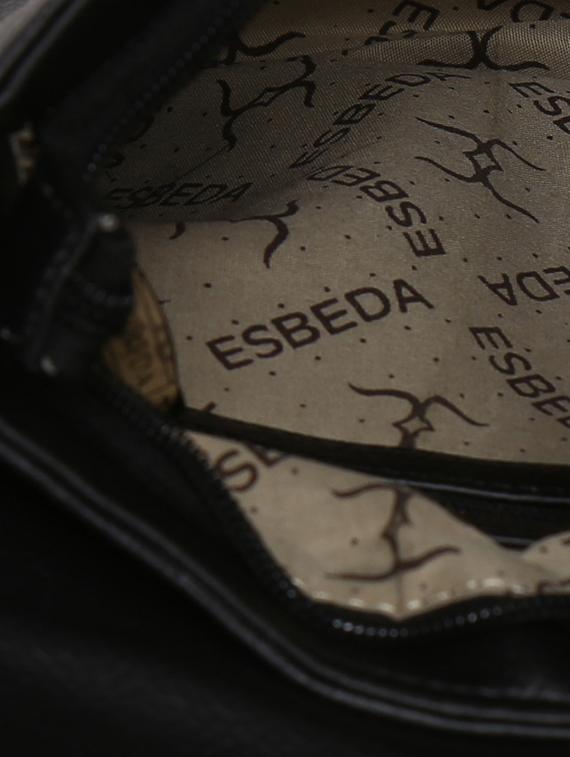 black leatherette sling bag - 11808291 - Standard Image - 2