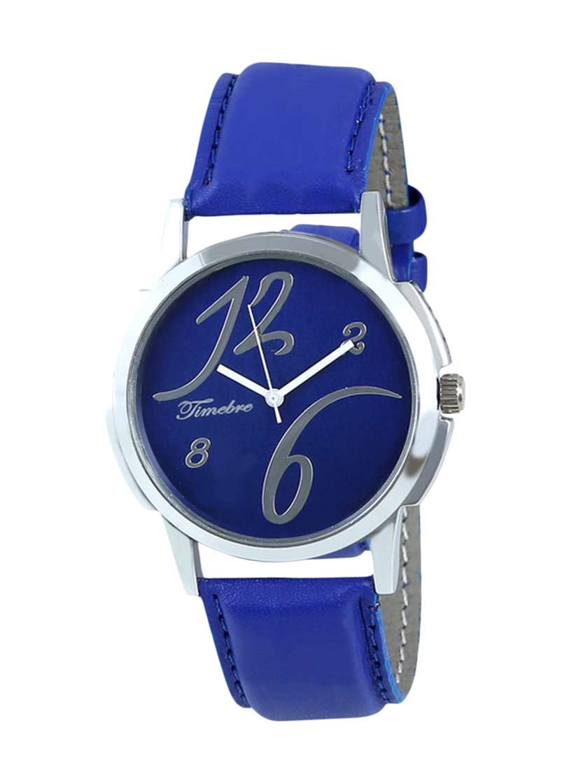 timebre turquoise blue casual analog watch