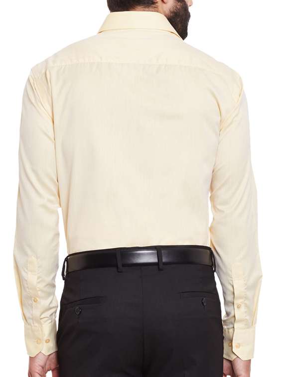 yellow cotton formal shirt - 11824824 -  Standard Image - 2