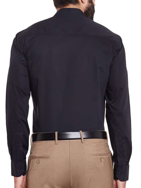 black cotton formal shirt - 11824828 -  Standard Image - 2