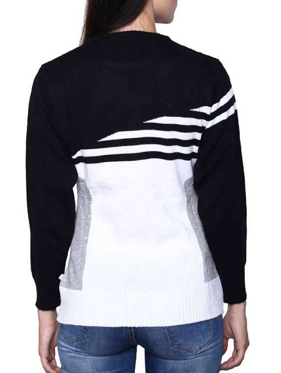 multi color acrylic pullover - 11855152 - Standard Image - 2