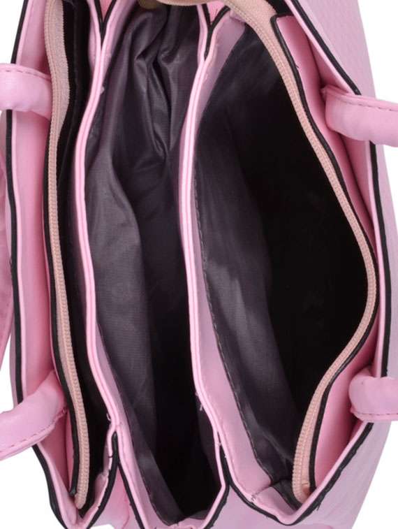 pink leatherette handbag - 11857926 -  Standard Image - 2