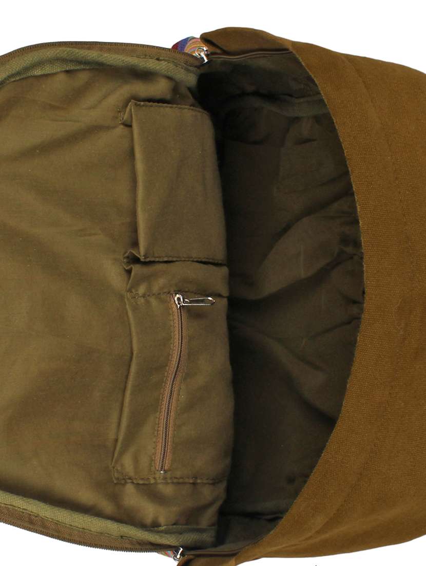 green canvas backpack - 11875211 -  Standard Image - 2