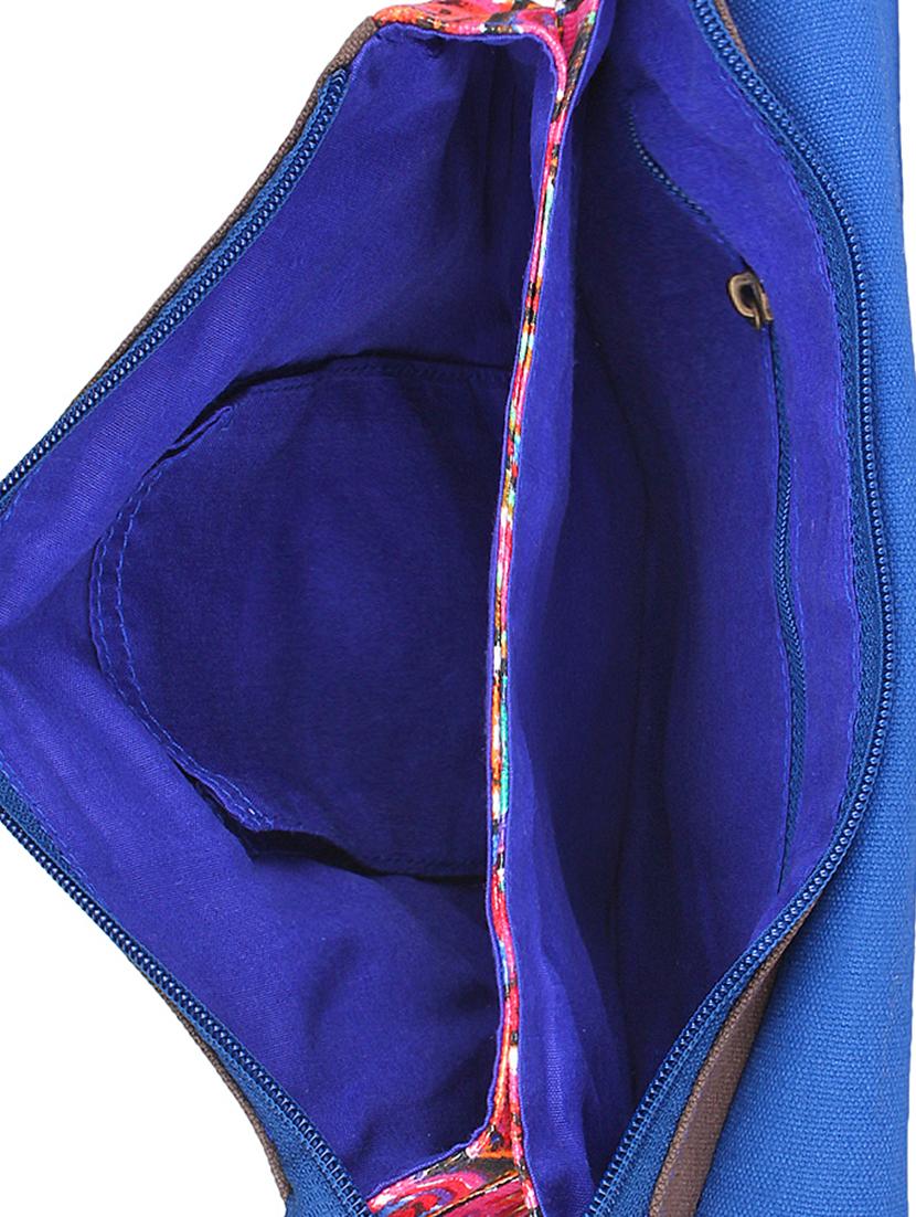 blue printed regular sling bag - 11875219 - Standard Image - 2