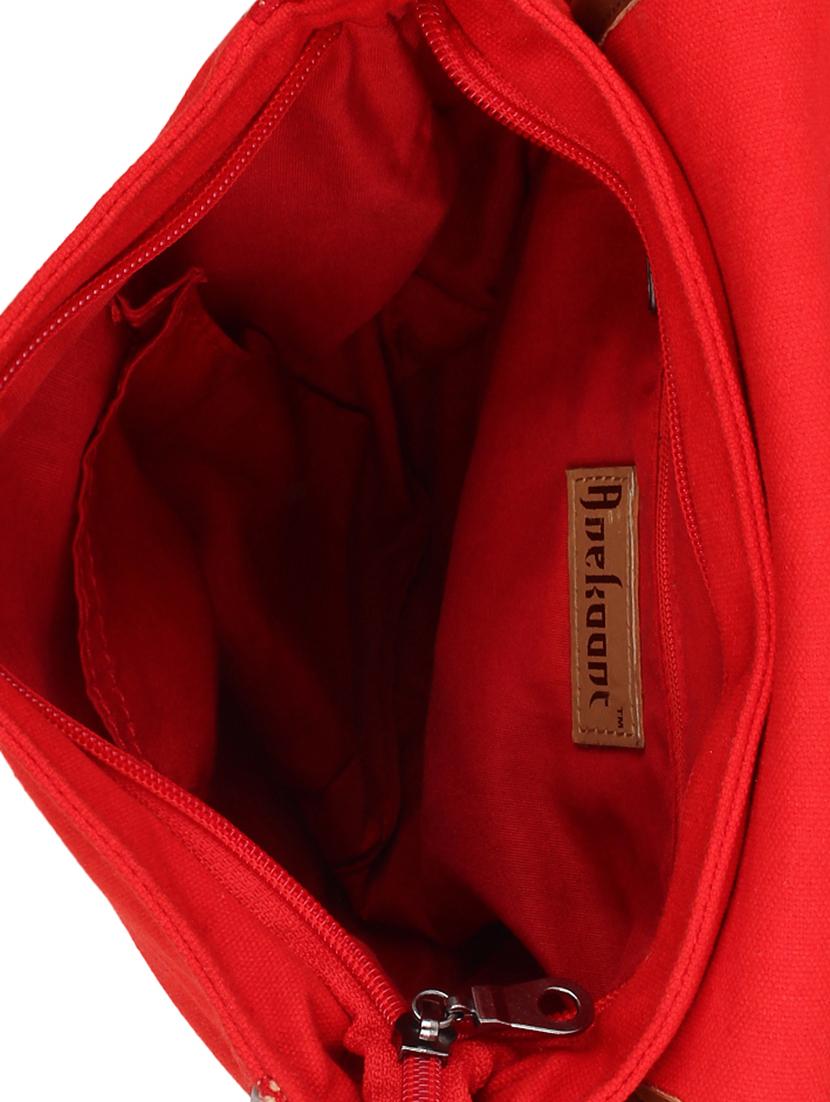 red canvas sling bag - 11875220 - Standard Image - 2