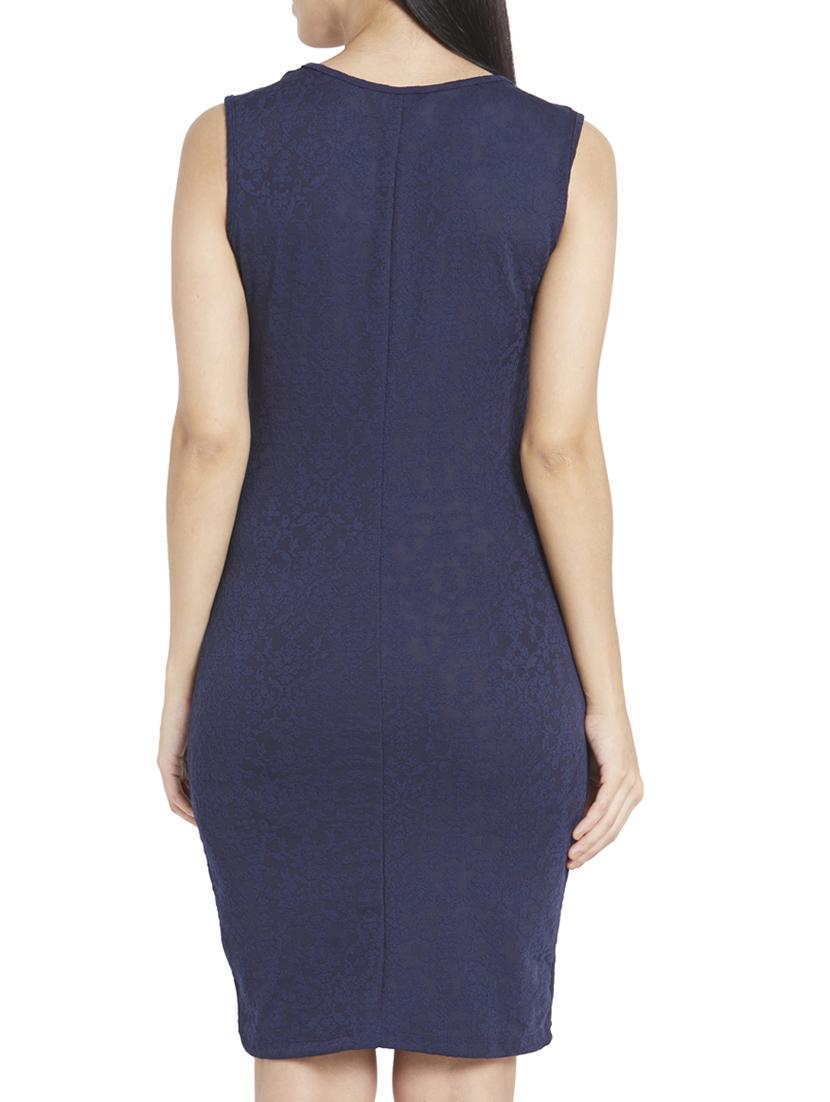 navy blue bodycon dress - 11907662 - Standard Image - 2