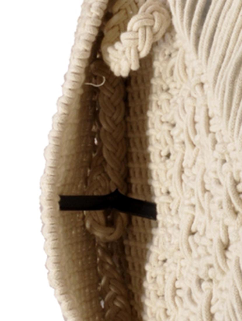 white cotton clutch - 11912490 - Standard Image - 2
