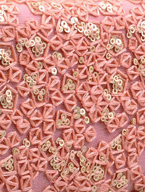 pink cotton embroidered box clutch - 11912504 - Standard Image - 2