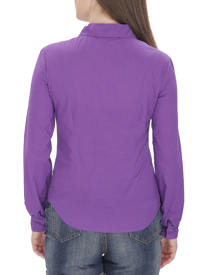 blue cotton shirt - 11914029 - Standard Image - 2