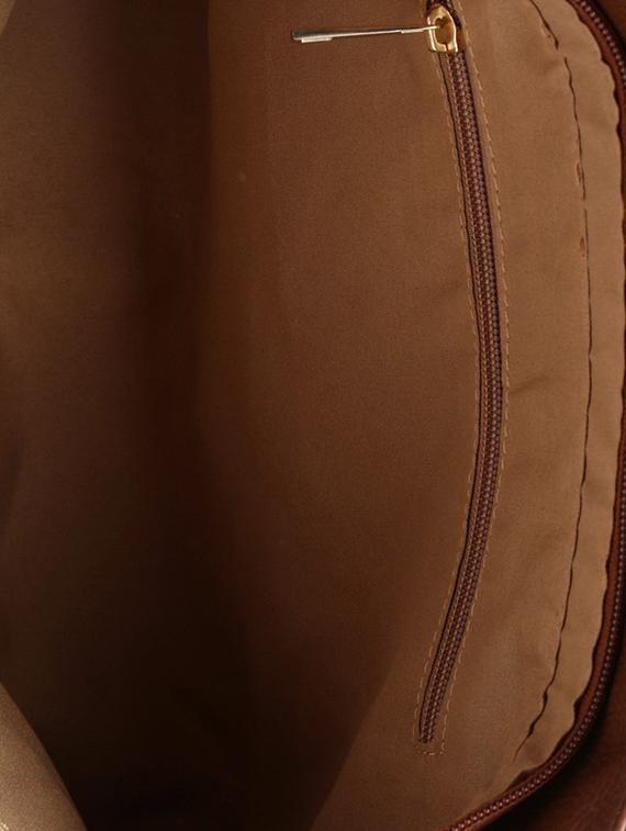 brown leatherette handbag - 11921160 - Standard Image - 2