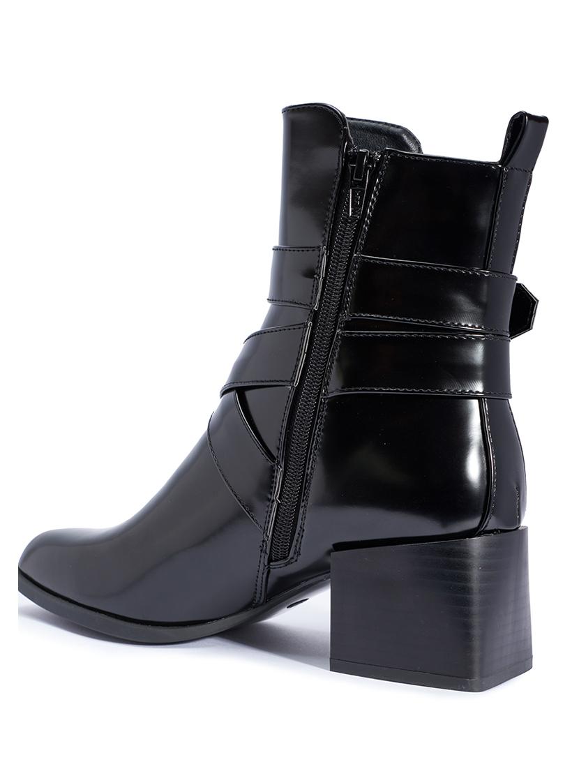 black synthetic ankle boot - 11946218 - Standard Image - 2