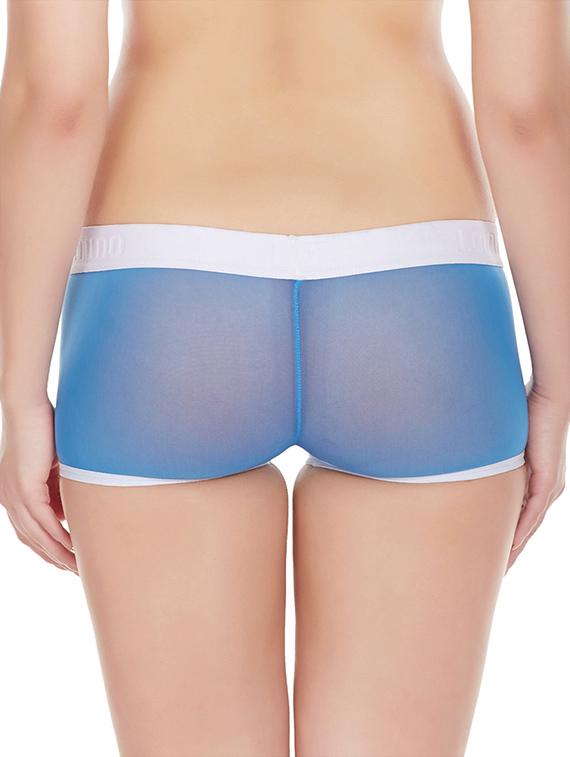 contrast seam low rise boy shorts - 11951916 - Standard Image - 2