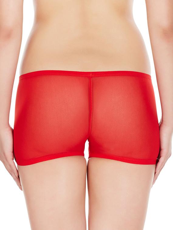 low rise sheer boy shorts - 11951934 - Standard Image - 2