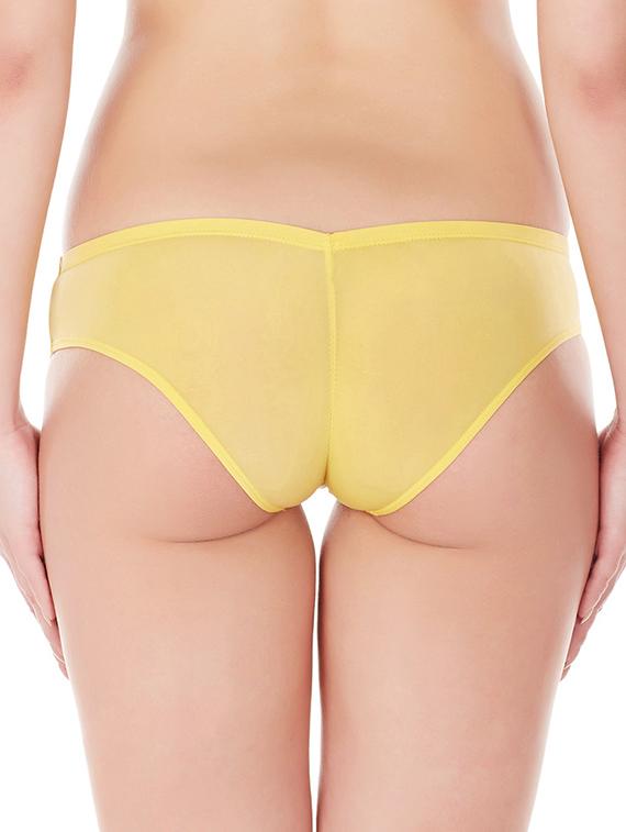 yellow nylon bikini panty - 11951994 - Standard Image - 2