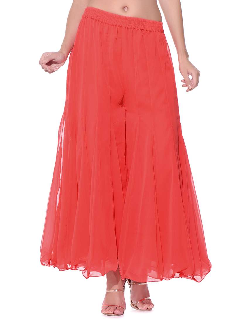 pink chiffon sharara