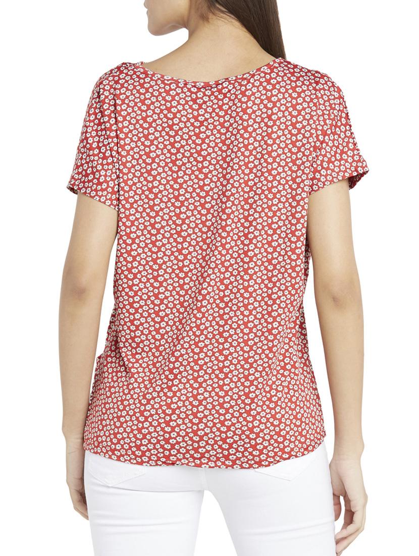 orange floral printed top - 11958419 - Standard Image - 2