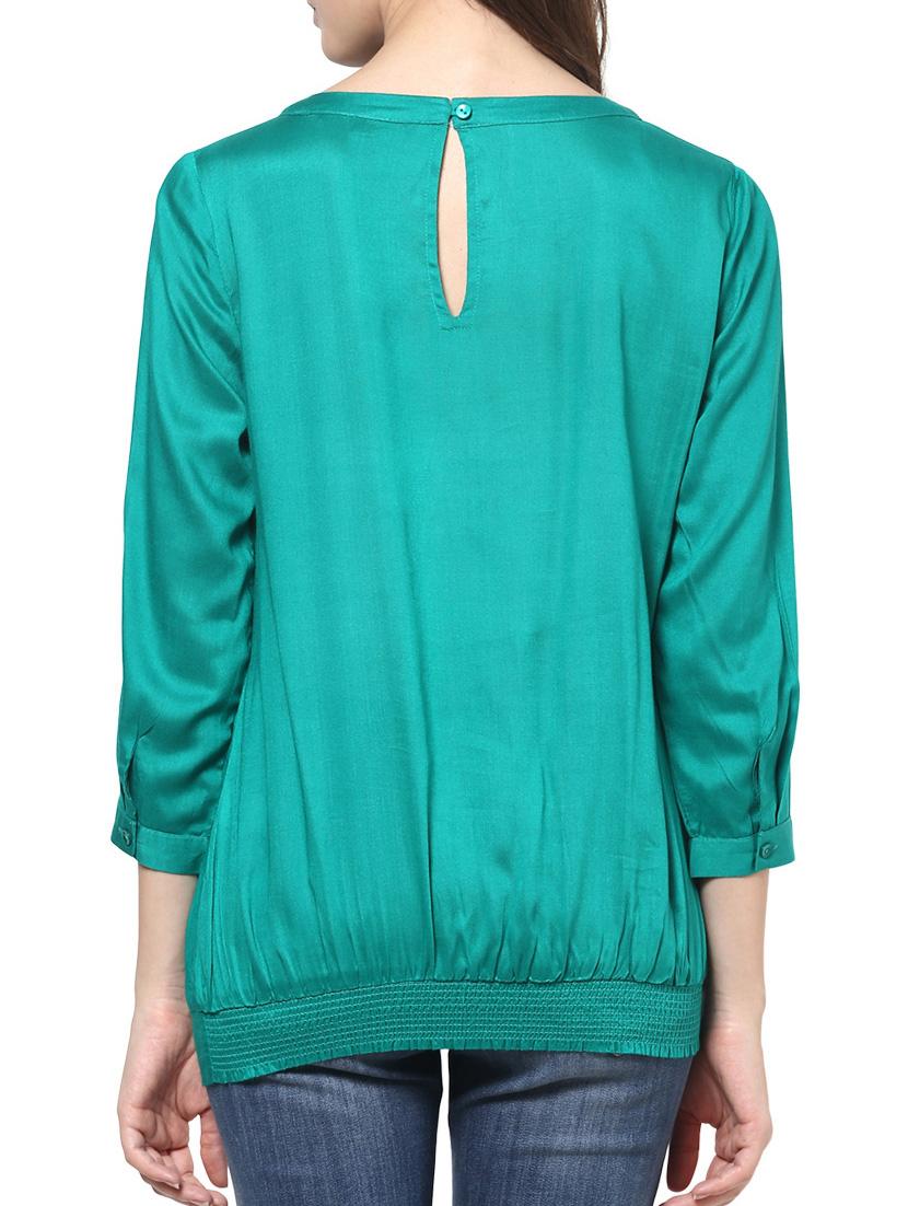 women's straight round neck top - 1204180 - Standard Image - 2