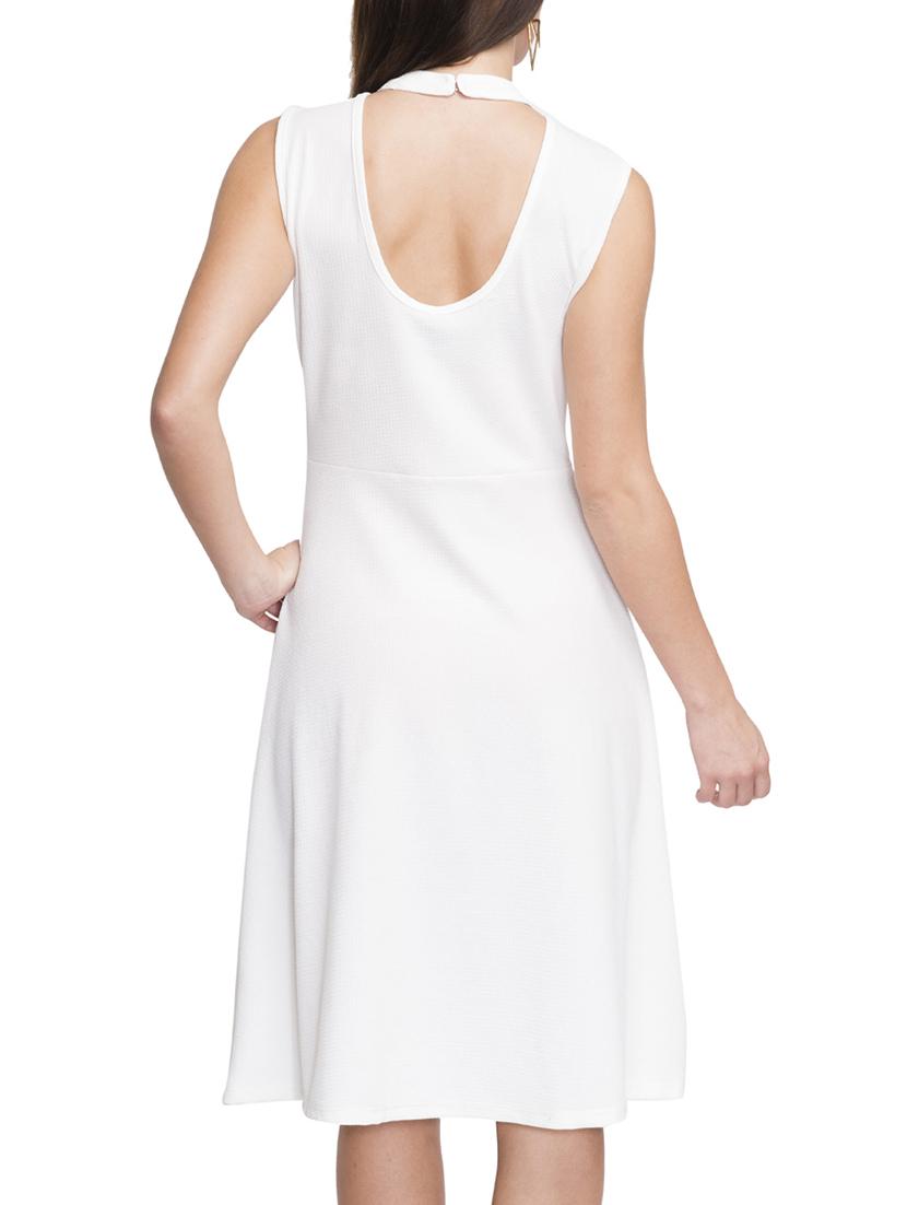 white lycra dress - 12059271 - Standard Image - 2