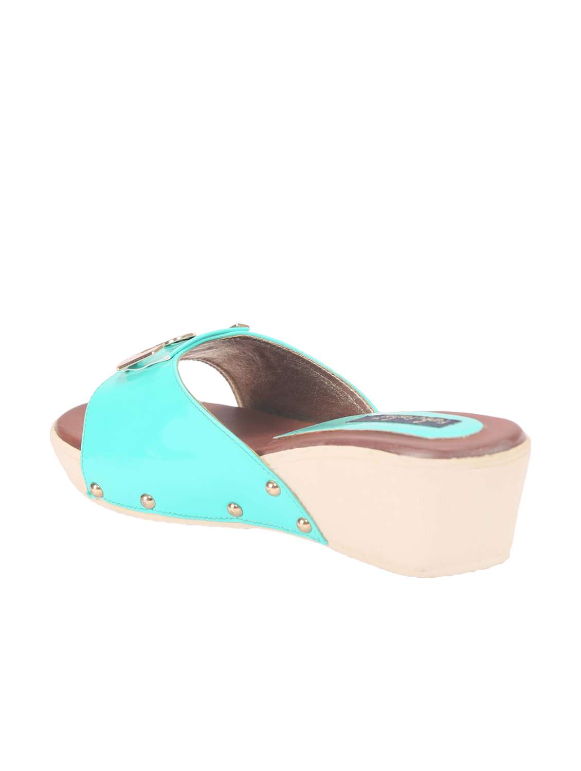 green patent leather wedge - 12084407 - Standard Image - 2