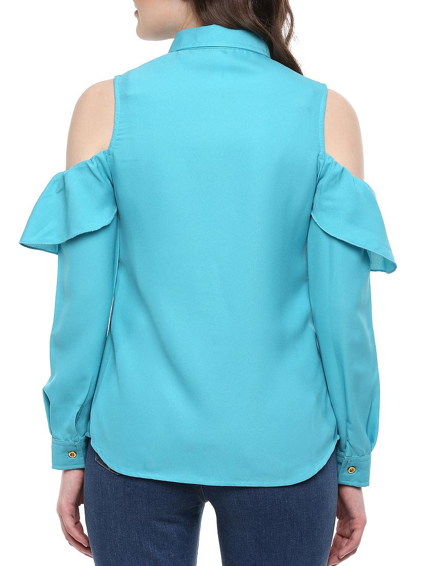 light blue georgette shirt - 12089852 - Standard Image - 2
