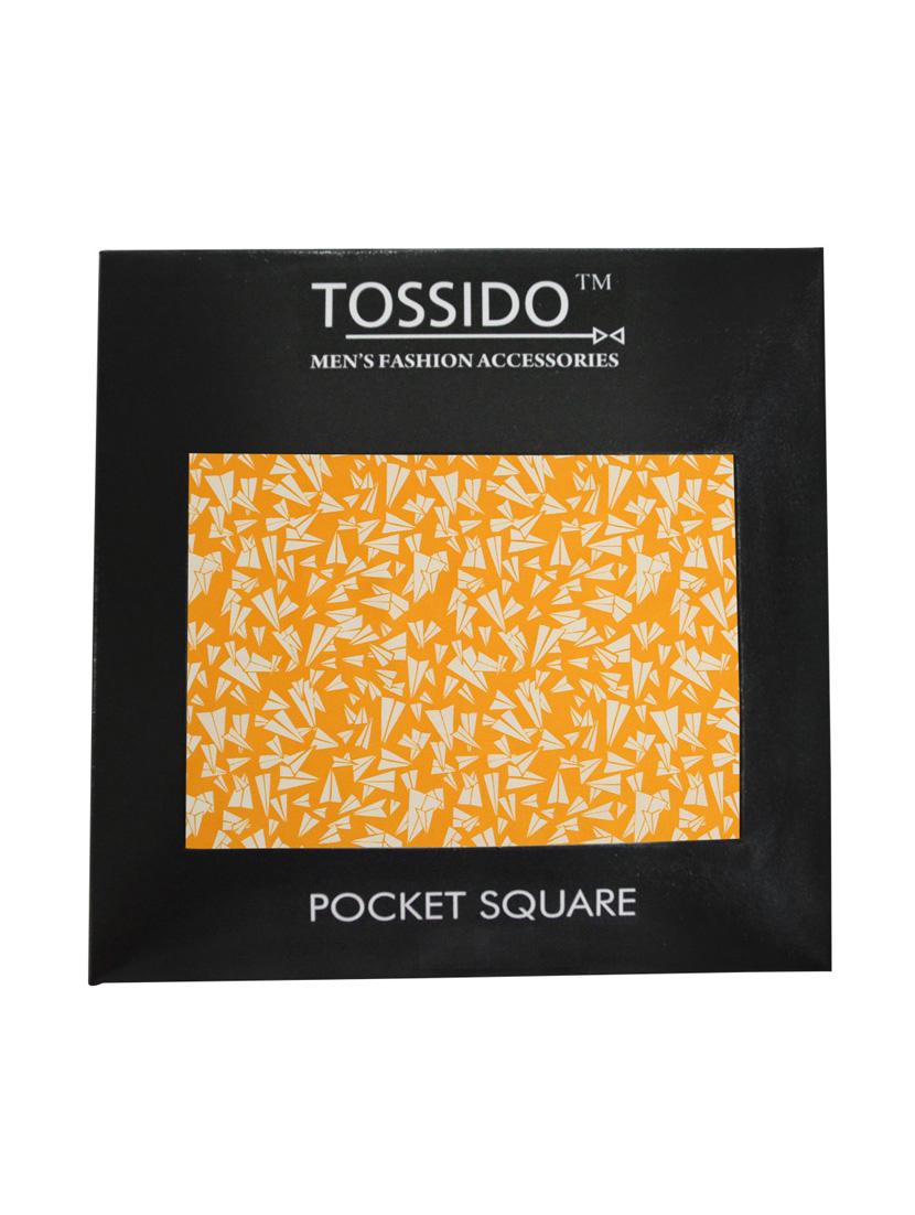yellow micro fiber pocketsquare - 12114833 - Standard Image - 2