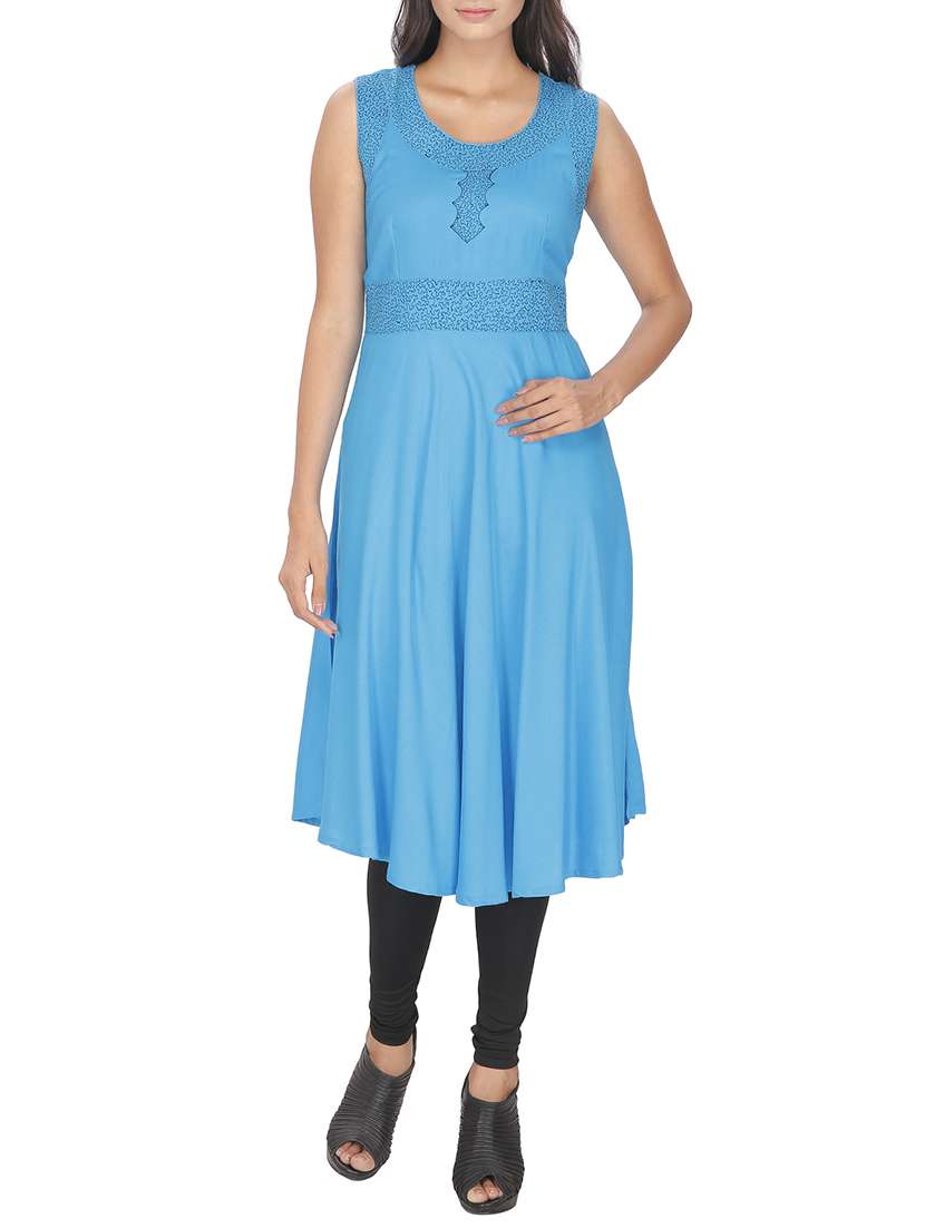 women's flared kurta