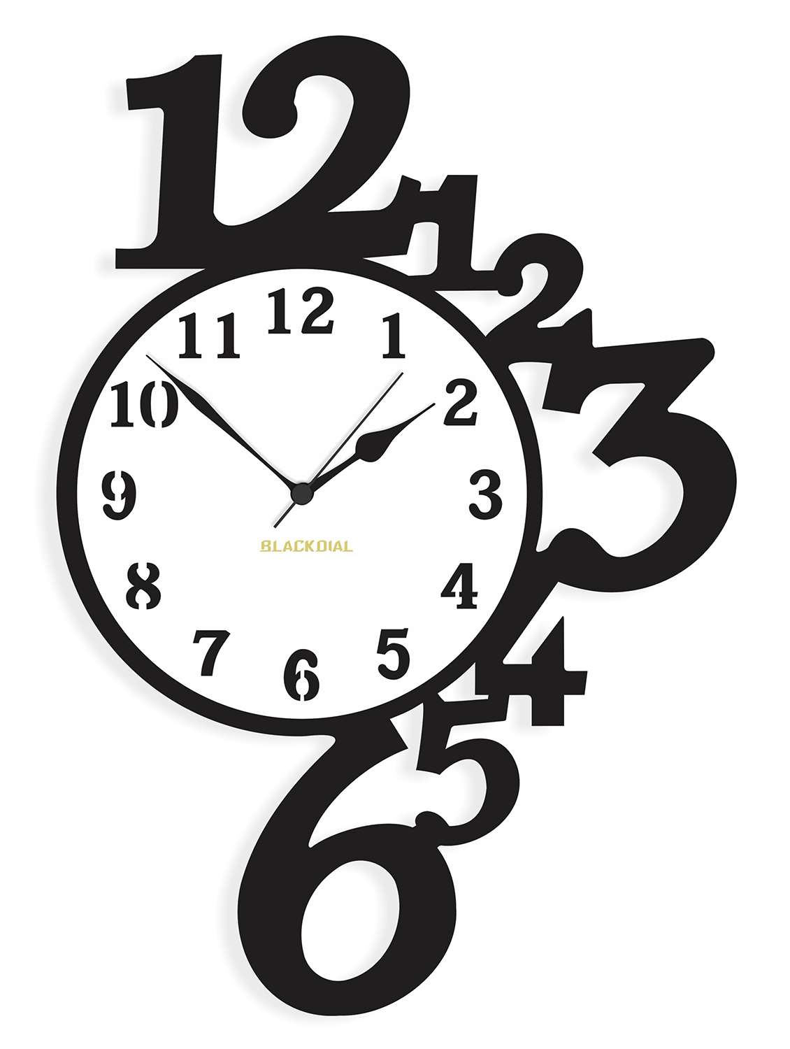 new stylish 12&6 wall clock