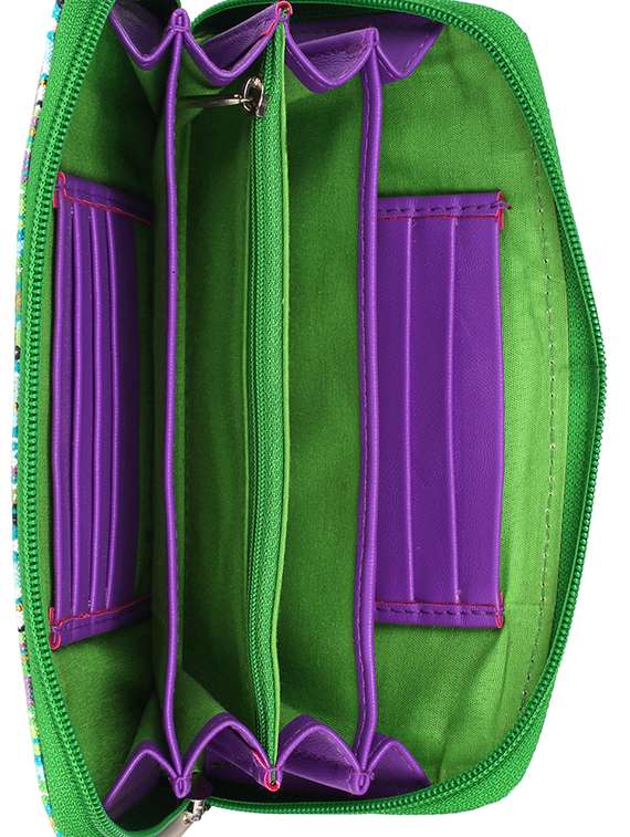 multi striped cotton wallet - 12155995 -  Standard Image - 2