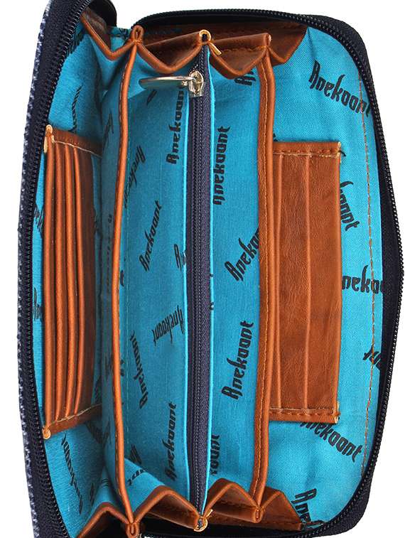 blue cotton wallet - 12155997 -  Standard Image - 2