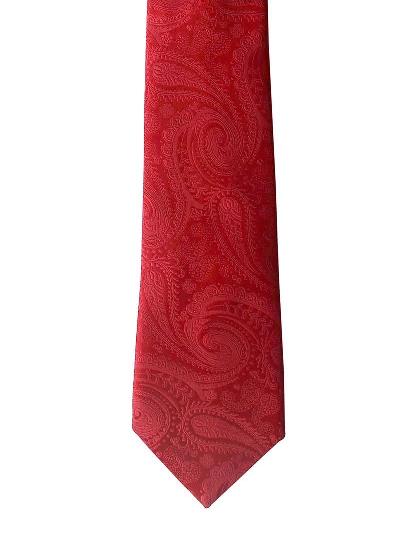 maroon color, micro fiber neck tie with cuff link and pocket square - 12157448 - Standard Image - 2