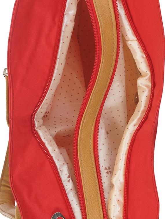 red canvas handbag - 12160557 - Standard Image - 2